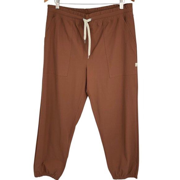 Vuori Pants - Vuori Miles Jogger Brown Ultralight Performance Quick Dry Travel Size XL